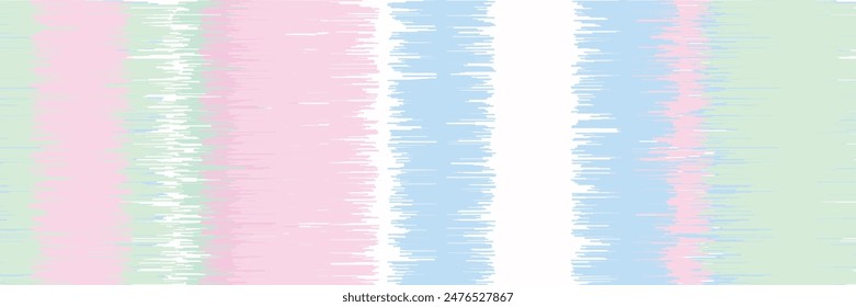 Abstract Washed Digital Watercolor Painting Stripe Brush Seamless Pattern background.boho Camouflage Strokes Tie Dye Batik. Ombre Gradient Multicolor for Surface Print Ikat Gradient Tileable Wallpaper