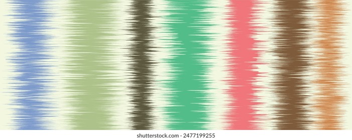 Abstract Washed Digital Watercolor Painting stripe brush seamless pattern background.Boho Camouflage Strokes Tie Dye Batik. Ombre gradient multicolor for surface print ikat gradient tileable wallpaper