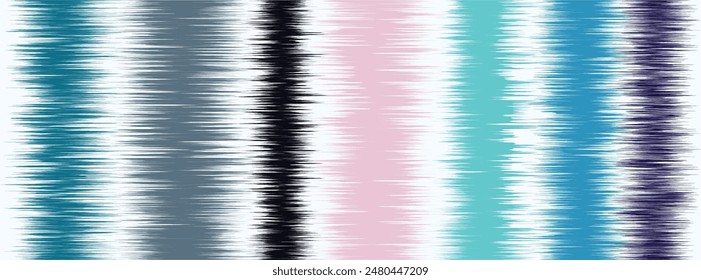 Abstract Washed Digital Watercolor Painting stripe brush seamless pattern background.Boho Camouflage Strokes Tie Dye Batik. Ombre gradient multicolor for surface print ikat gradient tileable wallpaper