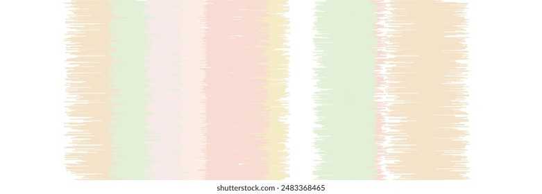 Abstract Washed Digital Watercolor Painting Stripe Brush Seamless Pattern background.boho Camouflage Strokes Tie Dye Batik. Ombre Gradient Multicolor for Surface Print Ikat Gradient Tileable Wallpaper