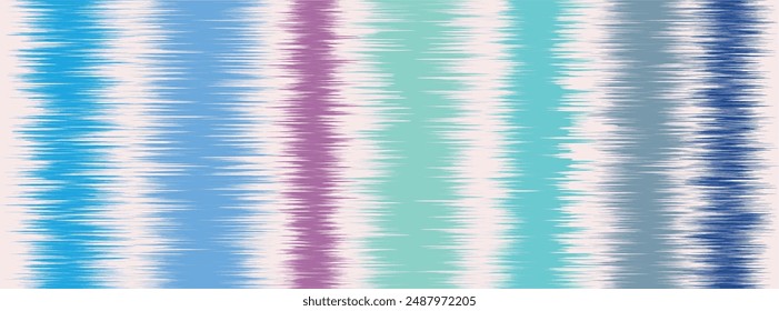 Abstract Washed Digital Watercolor Painting stripe brush seamless pattern background.Boho Camouflage Strokes Tie Dye Batik. Ombre gradient multicolor for surface print ikat gradient tileable wallpaper