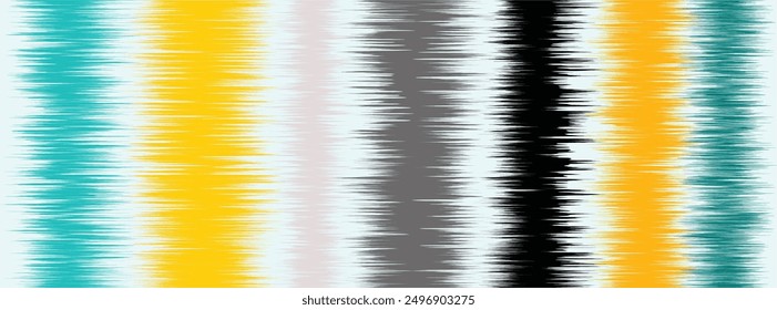 Abstract Washed Digital Watercolor Painting stripe brush seamless pattern background.Boho Camouflage Strokes Tie Dye Batik. Ombre gradient multicolor for surface print ikat gradient tileable wallpaper