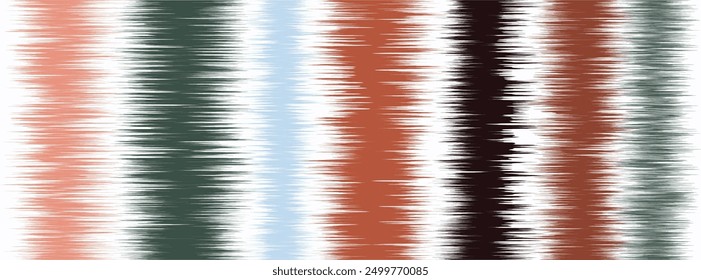 Abstract Washed Digital Watercolor Painting stripe brush seamless pattern background.Boho Camouflage Strokes Tie Dye Batik. Ombre gradient multicolor for surface print ikat gradient tileable wallpaper