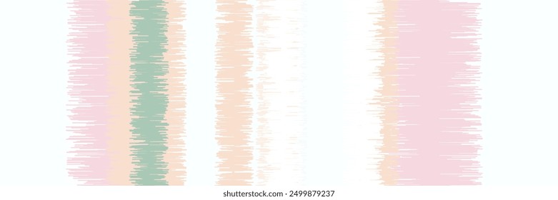 Abstract Washed Digital Watercolor Painting Stripe Brush Seamless Pattern background.boho Camouflage Strokes Tie Dye Batik. Ombre Gradient Multicolor for Surface Print Ikat Gradient Tileable Wallpaper