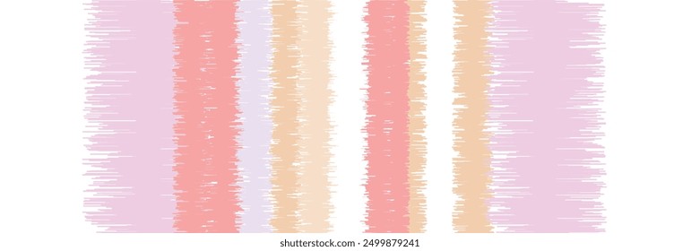 Abstract Washed Digital Watercolor Painting Stripe Brush Seamless Pattern background.boho Camouflage Strokes Tie Dye Batik. Ombre Gradient Multicolor for Surface Print Ikat Gradient Tileable Wallpaper