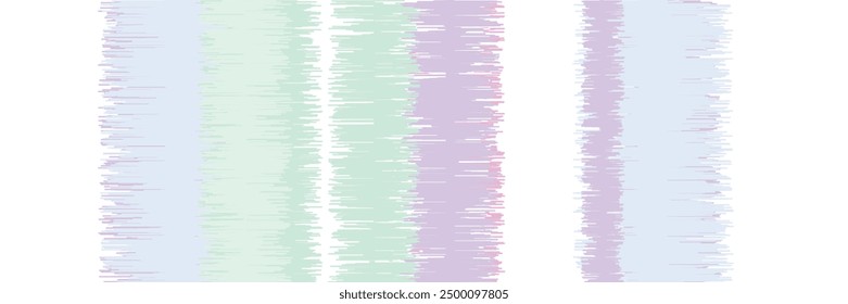 Abstract Washed Digital Watercolor Painting Stripe Brush Seamless Pattern background.boho Camouflage Strokes Tie Dye Batik. Ombre Gradient Multicolor for Surface Print Ikat Gradient Tileable Wallpaper