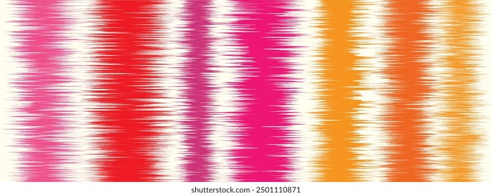 Abstract Washed Digital Watercolor Painting stripe brush seamless pattern background.Boho Camouflage Strokes Tie Dye Batik. Ombre gradient multicolor for surface print ikat gradient tileable wallpaper