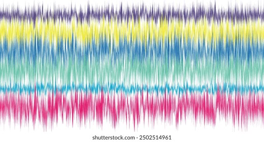 Abstract Washed Digital Watercolor Painting stripe brush seamless pattern background.Boho Camouflage Strokes Tie Dye Batik. Ombre gradient multicolor for surface print ikat gradient tileable wallpaper