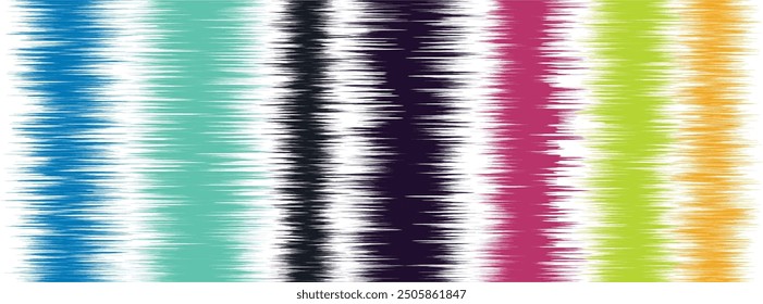 Abstract Washed Digital Watercolor Painting stripe brush seamless pattern background.Boho Camouflage Strokes Tie Dye Batik. Ombre gradient multicolor for surface print ikat gradient tileable wallpaper