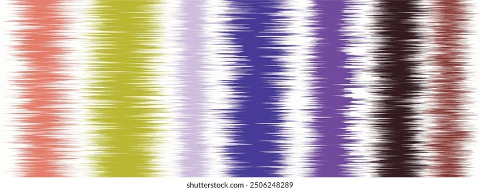 Abstract Washed Digital Watercolor Painting stripe brush seamless pattern background.Boho Camouflage Strokes Tie Dye Batik. Ombre gradient multicolor for surface print ikat gradient tileable wallpaper