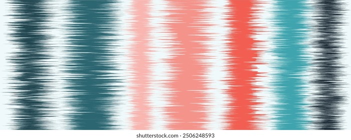 Abstract Washed Digital Watercolor Painting stripe brush seamless pattern background.Boho Camouflage Strokes Tie Dye Batik. Ombre gradient multicolor for surface print ikat gradient tileable wallpaper