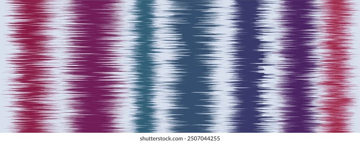 Abstract Washed Digital Watercolor Painting stripe brush seamless pattern background.Boho Camouflage Strokes Tie Dye Batik. Ombre gradient multicolor for surface print ikat gradient tileable wallpaper