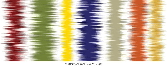 Abstract Washed Digital Watercolor Painting stripe brush seamless pattern background.Boho Camouflage Strokes Tie Dye Batik. Ombre gradient multicolor for surface print ikat gradient tileable wallpaper