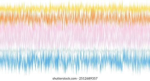 Abstract Washed Digital Watercolor Painting stripe brush seamless pattern background.Boho Camouflage Strokes Tie Dye Batik. Ombre gradient multicolor for surface print ikat gradient tileable wallpaper
