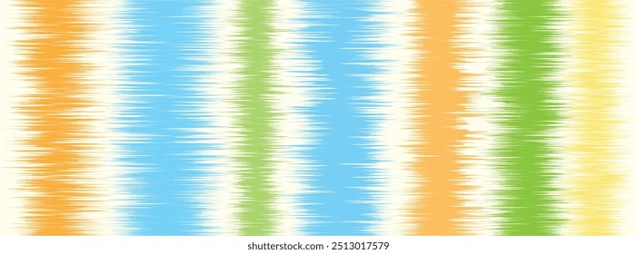 Abstract Washed Digital Watercolor Painting stripe brush seamless pattern background.Boho Camouflage Strokes Tie Dye Batik. Ombre gradient multicolor for surface print ikat gradient tileable wallpaper
