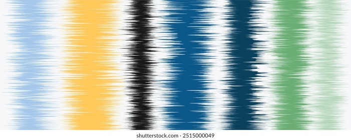 Abstract Washed Digital Watercolor Painting stripe brush seamless pattern background.Boho Camouflage Strokes Tie Dye Batik. Ombre gradient multicolor for surface print ikat gradient tileable wallpaper