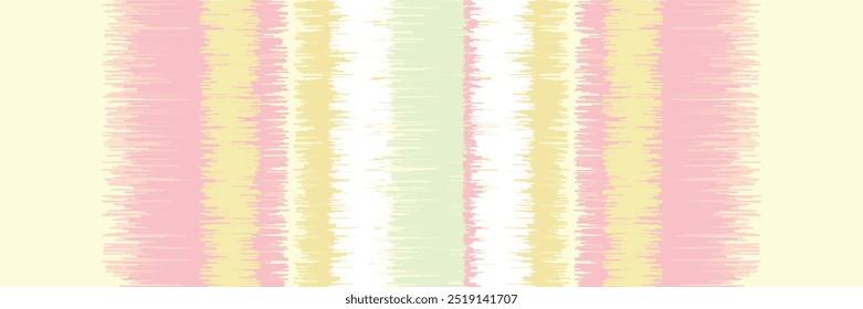 Abstract Washed Digital Watercolor Painting Stripe Brush Seamless Pattern background.boho Camouflage Strokes Tie Dye Batik. Ombre Gradient Multicolor for Surface Print Ikat Gradient Tileable Wallpaper
