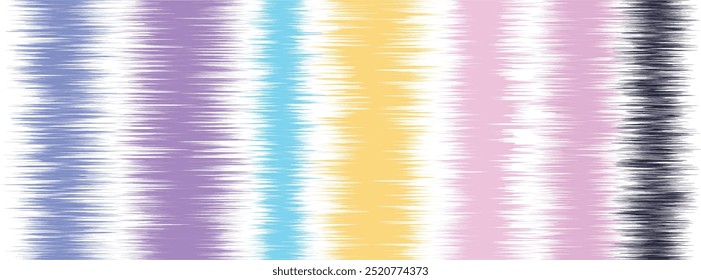 Abstract Washed Digital Watercolor Painting stripe brush seamless pattern background.Boho Camouflage Strokes Tie Dye Batik. Ombre gradient multicolor for surface print ikat gradient tileable wallpaper