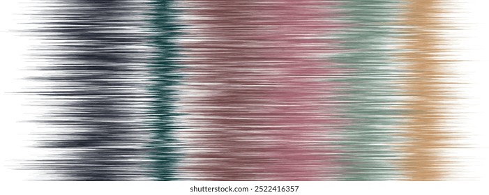 Abstract Washed Digital Watercolor Painting stripe brush seamless pattern background.Boho Camouflage Strokes Tie Dye Batik. Ombre gradient multicolor for surface print ikat gradient tileable wallpaper