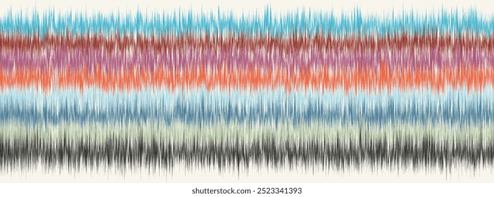 Abstract Washed Digital Watercolor Painting stripe brush seamless pattern background.Boho Camouflage Strokes Tie Dye Batik. Ombre gradient multicolor for surface print ikat gradient tileable wallpaper