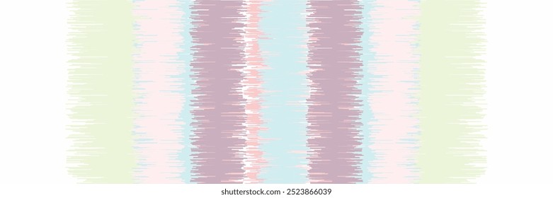 Abstract Washed Digital Watercolor Painting Stripe Brush Seamless Pattern background.boho Camouflage Strokes Tie Dye Batik. Ombre Gradient Multicolor for Surface Print Ikat Gradient Tileable Wallpaper
