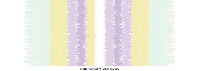 Abstract Washed Digital Watercolor Painting Stripe Brush Seamless Pattern background.boho Camouflage Strokes Tie Dye Batik. Ombre Gradient Multicolor for Surface Print Ikat Gradient Tileable Wallpaper