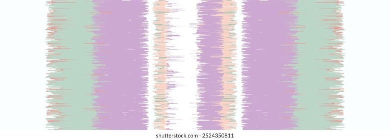 Abstract Washed Digital Watercolor Painting Stripe Brush Seamless Pattern background.boho Camouflage Strokes Tie Dye Batik. Ombre Gradient Multicolor for Surface Print Ikat Gradient Tileable Wallpaper