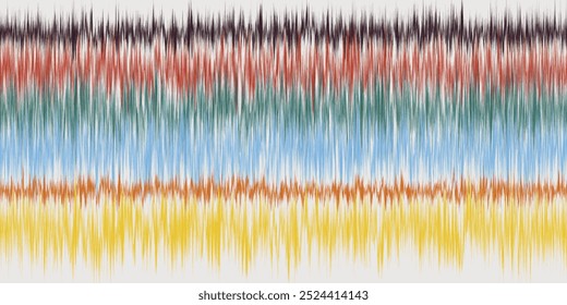 Abstract Washed Digital Watercolor Painting stripe brush seamless pattern background.Boho Camouflage Strokes Tie Dye Batik. Ombre gradient multicolor for surface print ikat gradient tileable wallpaper
