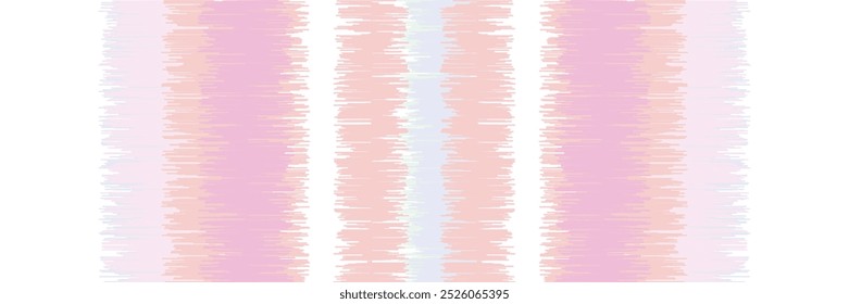Abstract Washed Digital Watercolor Painting Stripe Brush Seamless Pattern background.boho Camouflage Strokes Tie Dye Batik. Ombre Gradient Multicolor for Surface Print Ikat Gradient Tileable Wallpaper