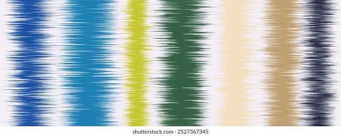 Abstract Washed Digital Watercolor Painting stripe brush seamless pattern background.Boho Camouflage Strokes Tie Dye Batik. Ombre gradient multicolor for surface print ikat gradient tileable wallpaper