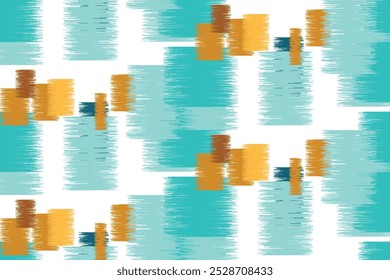 Abstract Washed Digital Watercolor Painting Stripe Brush Seamless Pattern background.boho Camouflage Strokes Tie Dye Batik. Ombre Gradient Multicolor for Surface Print Ikat Gradient Tileable Wallpaper