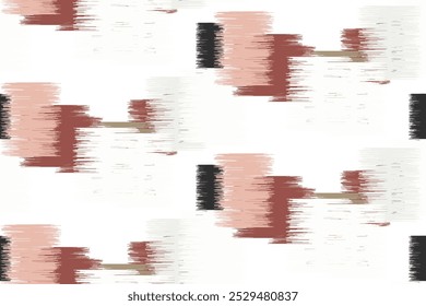 Abstract Washed Digital Watercolor Painting Stripe Brush Seamless Pattern background.boho Camouflage Strokes Tie Dye Batik. Ombre Gradient Multicolor for Surface Print Ikat Gradient Tileable Wallpaper