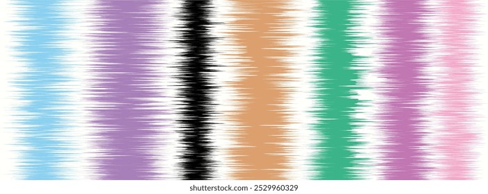 Abstract Washed Digital Watercolor Painting stripe brush seamless pattern background.Boho Camouflage Strokes Tie Dye Batik. Ombre gradient multicolor for surface print ikat gradient tileable wallpaper