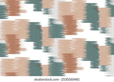 Abstract Washed Digital Watercolor Painting Stripe Brush Seamless Pattern background.boho Camouflage Strokes Tie Dye Batik. Ombre Gradient Multicolor for Surface Print Ikat Gradient Tileable Wallpaper