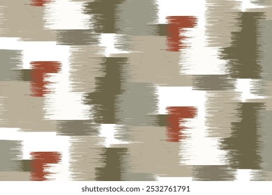 Abstract Washed Digital Watercolor Painting Stripe Brush Seamless Pattern background.boho Camouflage Strokes Tie Dye Batik. Ombre Gradient Multicolor for Surface Print Ikat Gradient Tileable Wallpaper