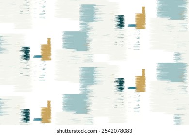 Abstract Washed Digital Watercolor Painting Stripe Brush Seamless Pattern background.boho Camouflage Strokes Tie Dye Batik. Ombre Gradient Multicolor for Surface Print Ikat Gradient Tileable Wallpaper