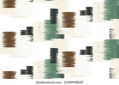 Abstract Washed Digital Watercolor Painting Stripe Brush Seamless Pattern background.boho Camouflage Strokes Tie Dye Batik. Ombre Gradient Multicolor for Surface Print Ikat Gradient Tileable Wallpaper