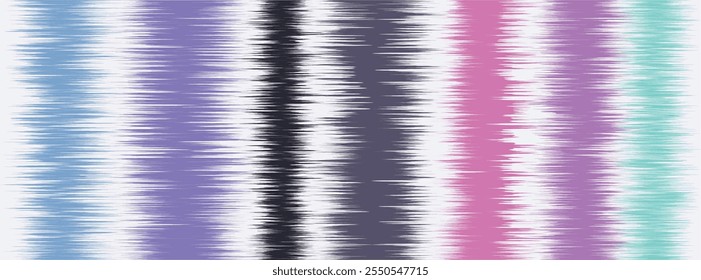 Abstract Washed Digital Watercolor Painting stripe brush seamless pattern background.Boho Camouflage Strokes Tie Dye Batik. Ombre gradient multicolor for surface print ikat gradient tileable wallpaper