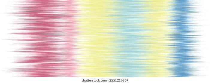 Abstract Washed Digital Watercolor Painting stripe brush seamless pattern background.Boho Camouflage Strokes Tie Dye Batik. Ombre gradient multicolor for surface print ikat gradient tileable wallpaper