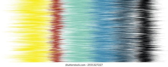 Abstract Washed Digital Watercolor Painting stripe brush seamless pattern background.Boho Camouflage Strokes Tie Dye Batik. Ombre gradient multicolor for surface print ikat gradient tileable wallpaper