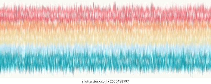 Abstract Washed Digital Watercolor Painting stripe brush seamless pattern background.Boho Camouflage Strokes Tie Dye Batik. Ombre gradient multicolor for surface print ikat gradient tileable wallpaper