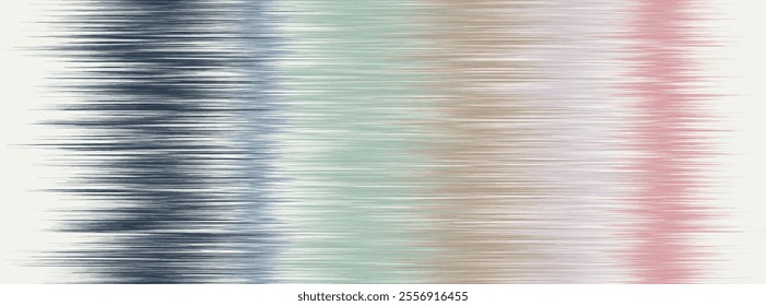 Abstract Washed Digital Watercolor Painting stripe brush seamless pattern background.Boho Camouflage Strokes Tie Dye Batik. Ombre gradient multicolor for surface print ikat gradient tileable wallpaper