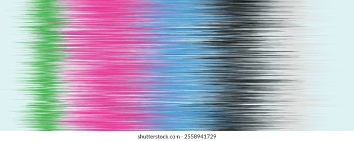 Abstract Washed Digital Watercolor Painting stripe brush seamless pattern background.Boho Camouflage Strokes Tie Dye Batik. Ombre gradient multicolor for surface print ikat gradient tileable wallpaper