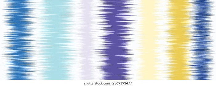 Abstract Washed Digital Watercolor Painting stripe brush seamless pattern background.Boho Camouflage Strokes Tie Dye Batik. Ombre gradient multicolor for surface print ikat gradient tileable wallpaper