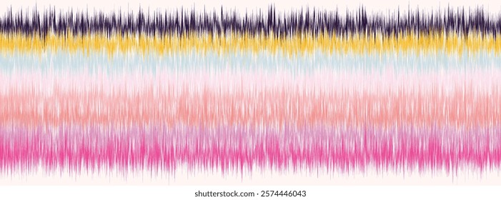 Abstract Washed Digital Watercolor Painting stripe brush seamless pattern background.Boho Camouflage Strokes Tie Dye Batik. Ombre gradient multicolor for surface print ikat gradient tileable wallpaper