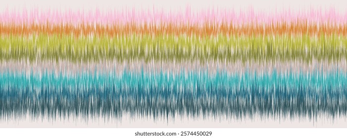 Abstract Washed Digital Watercolor Painting stripe brush seamless pattern background.Boho Camouflage Strokes Tie Dye Batik. Ombre gradient multicolor for surface print ikat gradient tileable wallpaper