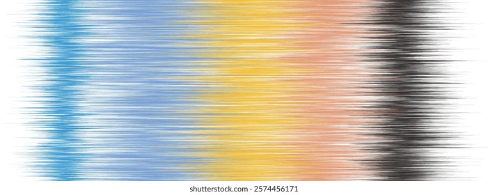 Abstract Washed Digital Watercolor Painting stripe brush seamless pattern background.Boho Camouflage Strokes Tie Dye Batik. Ombre gradient multicolor for surface print ikat gradient tileable wallpaper