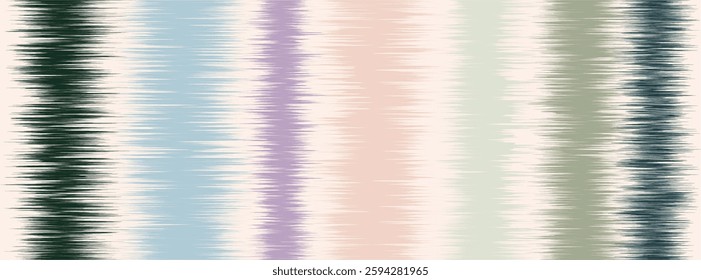 Abstract Washed Digital Watercolor Painting stripe brush seamless pattern background.Boho Camouflage Strokes Tie Dye Batik. Ombre gradient multicolor for surface print ikat gradient tileable wallpaper
