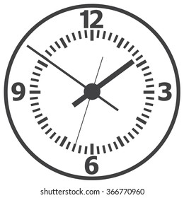 Abstract watch dial. Clock. Picture hours. Watch for wall mounting. Image hours. Digital Watch. Dial hours. Clock hands. The clock shows the time. Hours minutes.