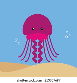 abstract water animal on a special background